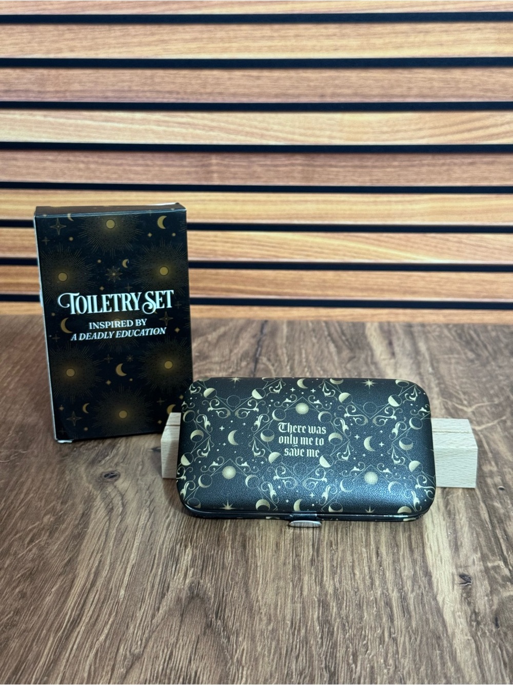 ✨ OwlCrate Black & Gold Toiletry Travel Case ✨